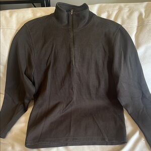 Banana Republic Brown Zip Up Sweater